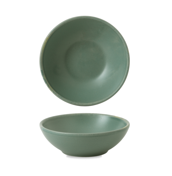 Nourish Andorra Green Shallow Bowl